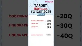 🚀 TARGET 150+ in TG ICET 2025 🚀