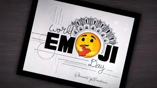 world emoji day mandala art|world emoji day drawing|how to draw mandala art @VennilaYLCreations