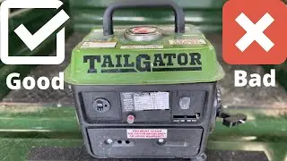 Testing the Cheapest Harbor Freight Generator $87.20, the TailGator