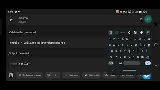 Python Program to Check the Validity of a Password