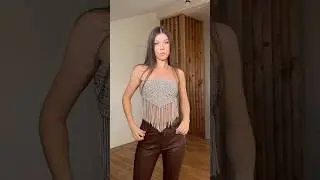 Стразовый топ 