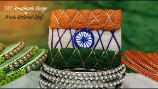 How to Make Tricolor Badge at Home | Easy DIY Craft
