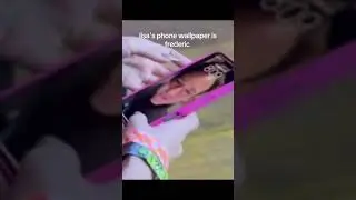 lisa's phone wallpaper is frederic  #lisachella