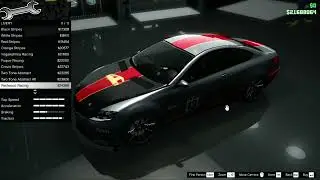 GTA 5 Benefactor Schwartzer Customization (Mercedes-Benz C63 AMG Coupé)