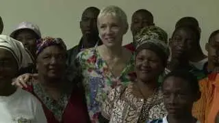 UNAIDS Global Goodwill Ambassador Annie Lennox carries on Nelson Mandela's legacy