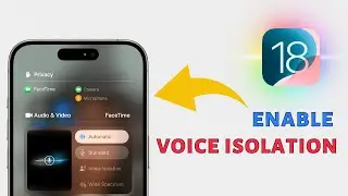 How to Enable Voice Isolation on iPhone iOS 18 - Clear Calls & Enhanced Sound