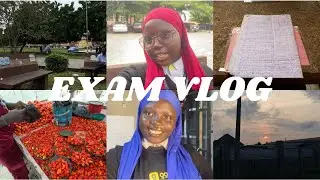 EXAM VLOG: Life of a Nigerian student in LASU, daily vlog, cooking, studying and more