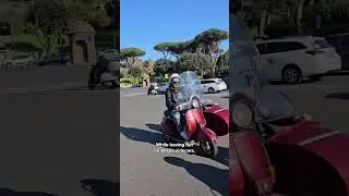 THE most fun thing to do in #rome  🛵 #thingstodoinrome  #shorts