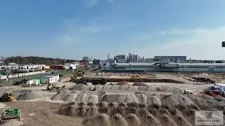 Drohnenflug Baustelle in Jessen
