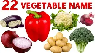 सब्जियों के नाम  Vegetables Names with Pictures | Kids Video
