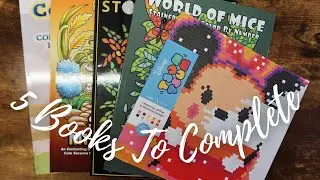 5 coloring books to complete in 2023!