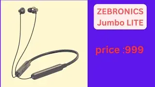 zebronics jumbo wireless neckband review bangla | zebronics jumbo wireless neckband unboxing bangla