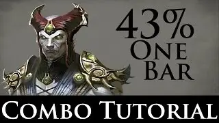 Mortal Kombat - Учебник комбо - Шиннок (43% Одна полоса) (Самозванец)