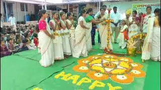 Onam celebrations 2025 at IMMANUEL SCHOOL Choutpally.