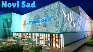 Osvetljenje najlepšeg tržnog centra u Novom Sadu | Promenada