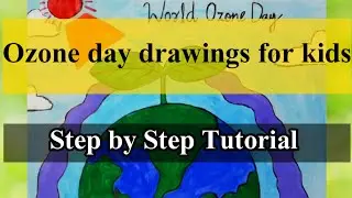 Ozone day drawing/Ozone day poster/World Ozone day 2022
