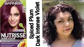 Garnier Nutrisse Ultra Color Hair Dye - SPICED PLUM V2 DARK INTENSE VIOLET - Review