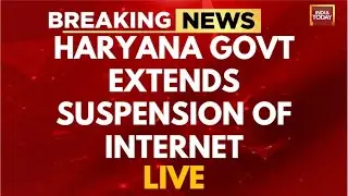LIVE: Haryana Govt Extends Suspension Of Internet Amid Farmers' Protest |Delhi Chalo March LIVE News