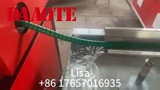 Plastic Spiral Cable Cover Sleeve Extruder Machine