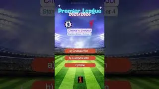 Chelsea vs Liverpool Premier League 2025/2026 Prediction | Who Will Win?#match #prediction #chelsea