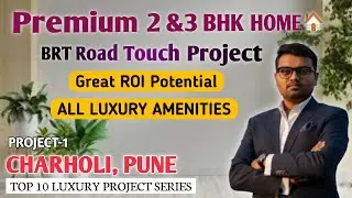 BRT Road touch projects Charholi 🏙️ | Project-01 | Spacious 2 & 3 BHK Flats #home 