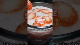 Fresh Strawberry Milkshake| summer refreshing drink recipe| By Mano's Kitchen Official