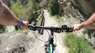 Bajada desde Erts hasta Escaldes Andorra.
