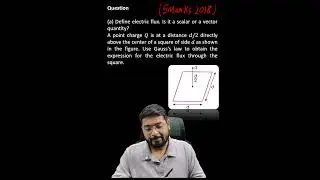 Board Physics Ladder  | Step 18 &mdash;Numerical Problems on Electric Flux (Electric Charges and Fields)