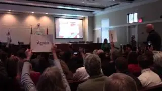 Citizen Gets Standing Ovation at Blackburn Town Hall