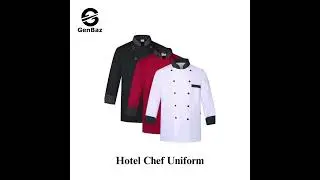 This premium Hotel Chef Uniform from GenBaz is designed to provide comfort, style, and durability.