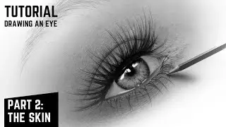 How to draw skin texture around the eye | step by step tutorial