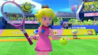 MARIO TENNIS ACES YOSHI VS PEACH PART 23