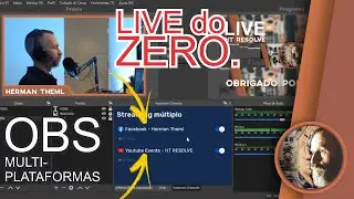 LIVE com OBS do ZERO!!! (multiplataformas, facebook e youtube ao mesmo tempo, de graça)