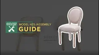 COLAMY Dining Chair H25 Assembly Guide 2023