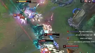 When your Draven suddenly starts to 1v5 for a Pentakill