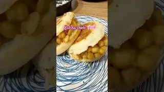 Super easy punjabi kulche chole  using #englishmuffins  #superyummy #ytshorts #food #foodlover