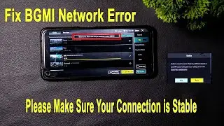 How to Fix BGMI Network Error Problem