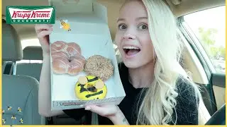 Trying KRISPY KREME 