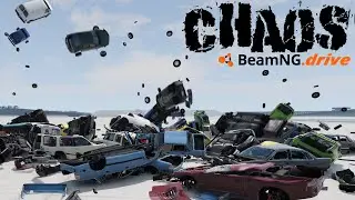 BeamNG.drive - It's Raining Exploding Cars - Chaos Mod UI