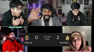 Hate watching Barcelona Fan vs Happy Real Madrid Fan Reaction to Real Madrid 2-0 Villarrea | LaLiga