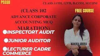 Class 102 advance corporate Accounting mcq part 2