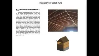 Wood Design-Adjustment Factors for Sawn Lumber (Repetitive Member Factor) Part 5