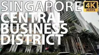 🇸🇬 Outram Park to Raffles Place, Singapore [4K 30fps]