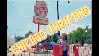 Chicago Thrifting 3 Thrift Stores ONE DAY! Unique Savers VS. Village Discount Outlet :D Come With US