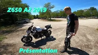 KAWAZAKI Z650 A2 2019 // Présente ta moto // 4K - HD