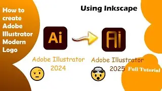 How to create Illustrator Modern Logo With Inkscape