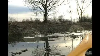[Slow TV] Icy spring kayak on jock river