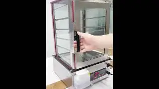 스테인리스 5단 편의점 호빵 찜기 보온기 업소용 쇼케이스