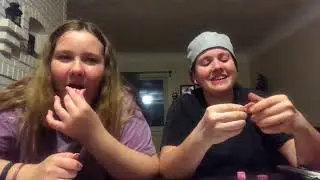 Mukbang: Sweet heat starburst / skittles