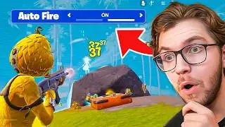 Использование автоматической стрельбы в турнире по Fortnite Mobile с призовым фондом в 1 000 000 ...